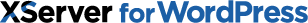 XServer for WordPress