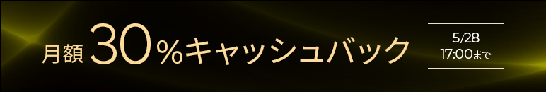 30�󥭥�å���Хå������ڡ��� 5��28��(��)17:00�ޤ�
